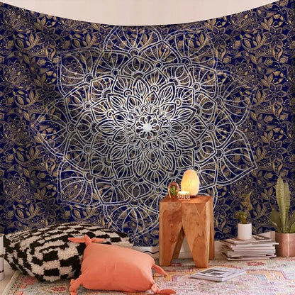 Mandala Bohemian Yoga Mat Beach Towel Shawl Blanket Indian Wall Hanging Tapestry Bohemian Mandala Tapisserie Decoration Mural