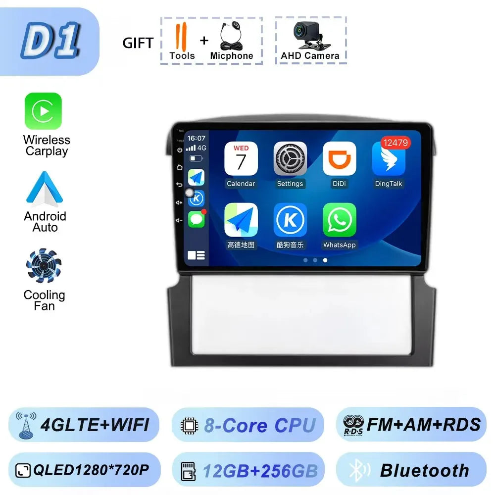 GPS Navigation for Kia Sorento BL 2002-2011 Car Radio Stereo Multimedia Video Player Android 15 Wireless Carplay Android Auto BT