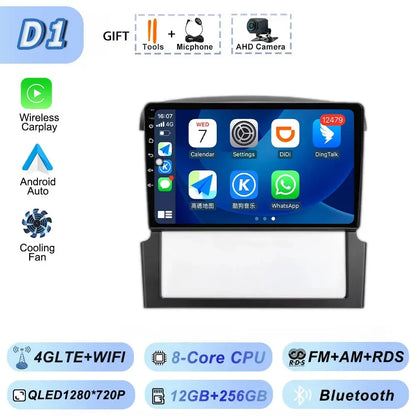 GPS Navigation for Kia Sorento BL 2002-2011 Car Radio Stereo Multimedia Video Player Android 15 Wireless Carplay Android Auto BT