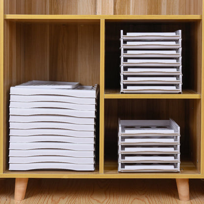 Bedroom Storage Shelves Wardrobe Closet Layered Partitions Home Drawers Organizer Stackable Storage Box Space Separation Tool
