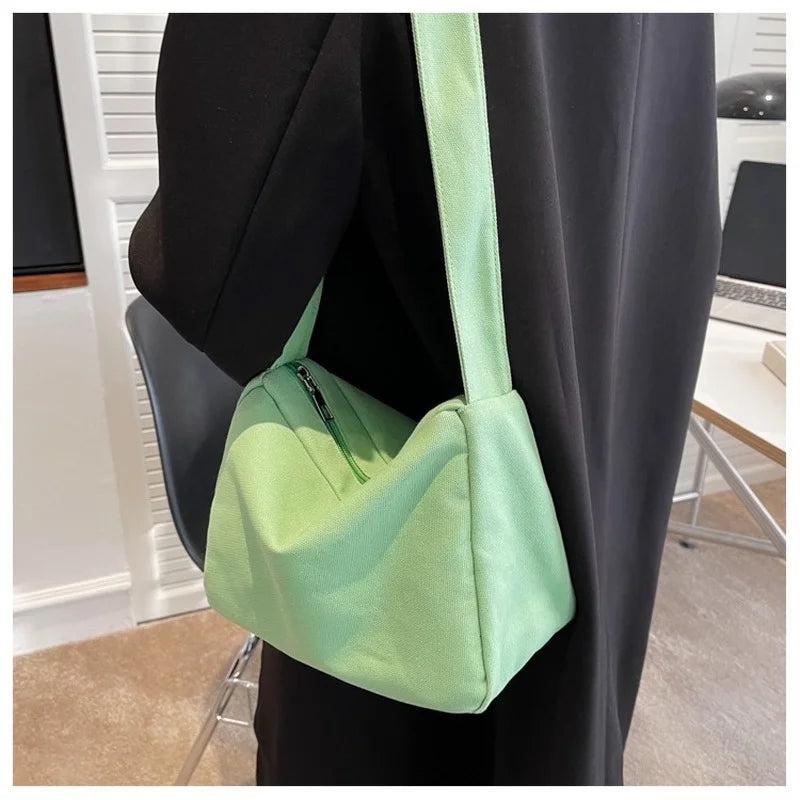 Large-capacity Shoulder Bag 2023 New Women's Fashion Simple Commuter Messenger Tote Bag