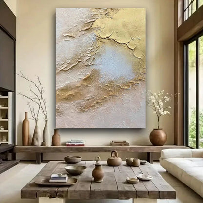Luxury Home Decor Paint Modern 100% Handmade Abstract Oil Painting On Canvas Pattern For Living Room Wall Art Picture Gold Mural