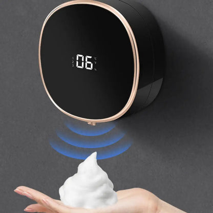 Automatic Foaming Soap Dispenser Wall Mount Touchless Sensor Rechargeable Smart Liquid Soap Dispenser for Kitchen Bathroom
