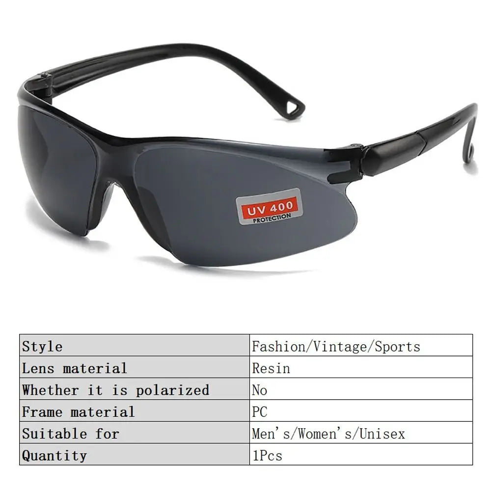 1Pcs Universal Labor Protection Protective Goggles Impact Resistant Sand Proof Cycling Glasses UV400 Dustproof Sunglasses
