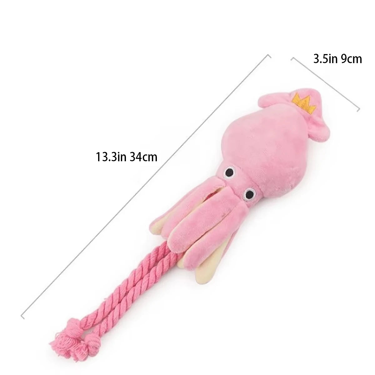 Pet Plush Toy for Small Large Dogs Cats Molar Toys Octopus Shape Interactive Cotton Rope Toy Dog AccessoriesTraining Squeaky