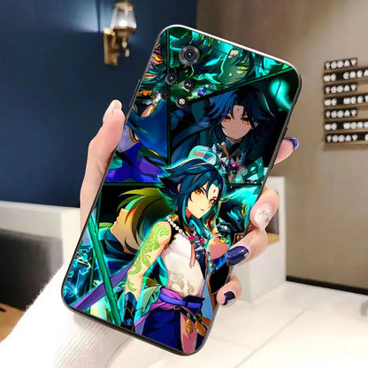 Zhongli Xiao Genshin Impact Phone Case For Xiaomi 15 15T 14T 13 12T 11 11T POCO F8 F7 F6 F5 X8 X7 X5 M6 M7 PRO Case Funda Cover