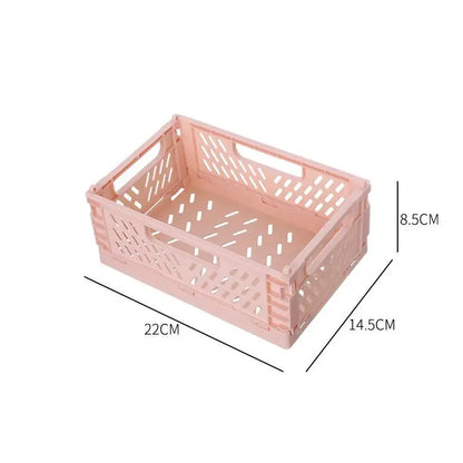 Foldable Storage Basket Wardrobe Organizer Box Kitchen Bathroom Accessories Gadgets For Clothes Toy Spices Condiments Vegetables