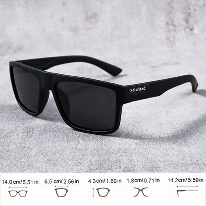 Fishing Sunglasses Square Polarized Sun Glasses Sunnies UV400 Driving Cycling Sport Shades Anti Glare Outdoor Eyewear for Unisex
