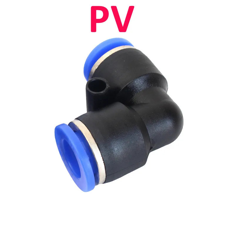 Pneumatic Fitting Pipe Connector Tube Air Quick Fittings Water Push In Hose Couping 4mm 6mm 8mm 10mm 12mm 14mm PU PY PK PE PV SA