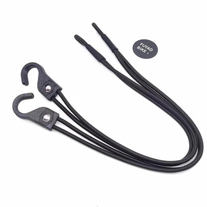 1 pair of bicycle rack elastic ropes suitable for Brompton rear rack tying ropes for c line p line t line