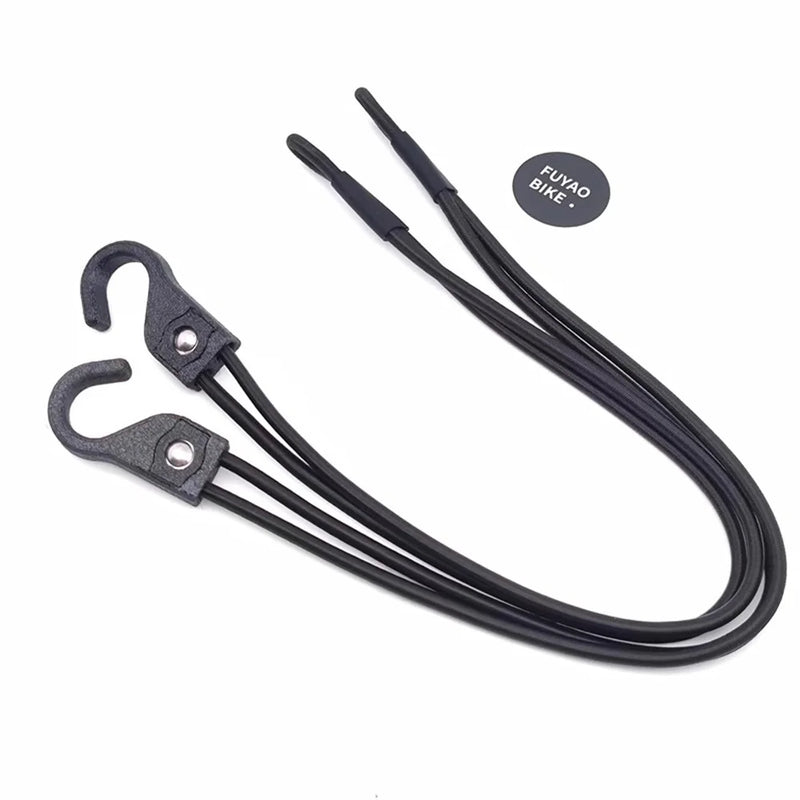 1 pair of bicycle rack elastic ropes suitable for Brompton rear rack tying ropes for c line p line t line