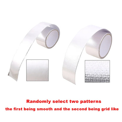 High Temperature Resistance Aluminum Foil Tape Kitchen Pipe Repair Tape Adhesive Sealing Foil Heat Insulation Leak Proof Tape