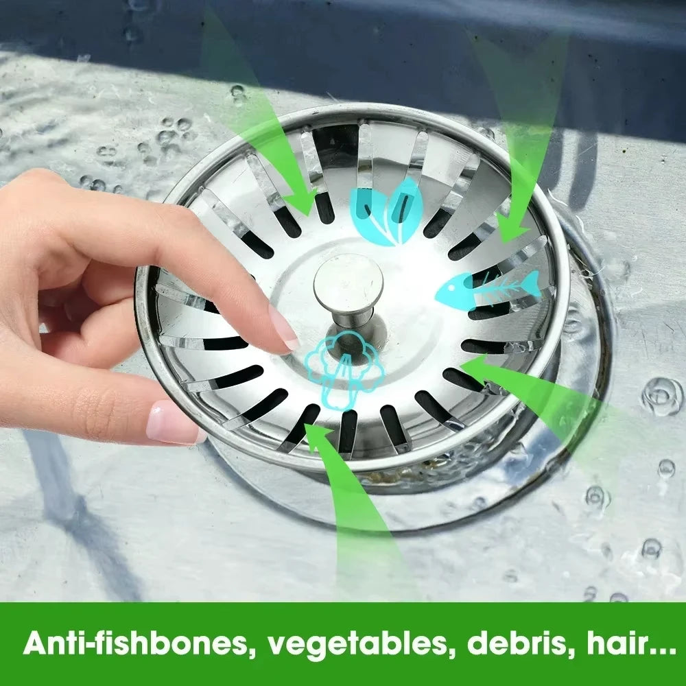 1pc Kitchen Sink Strainer Stopper Waste Plug Sink Filter Filtre Sink Strainer Filter Floor Drain Kitchen Tools