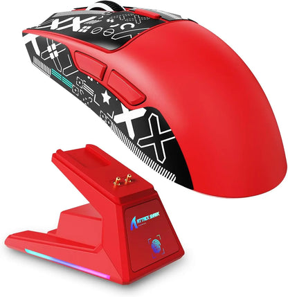 ATTACK SHARK X1 Superlight Wireless Gaming Mouse RGB Magnetic Charging Dock PAW3395PRO Sensor 40000DPI  Wireless Gaming Mouse