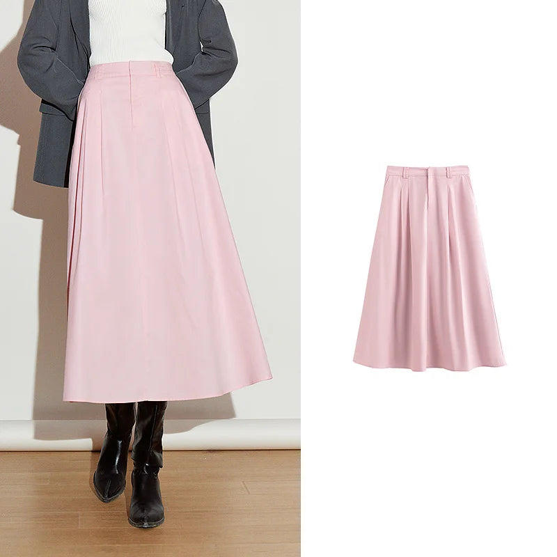 TOYOUTH Women Skirt 2025 Spring New Skirt 8510030