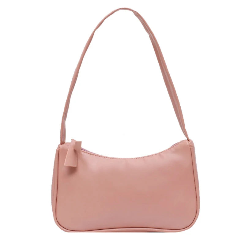 Women Underarm Bag Fashion PU Leather Crossbody Bag Trend Handbag Girl Small Shoulder Bags