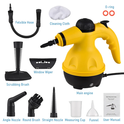 Hand-held High Temperature Steam Cleaner for Kitchen Range Hood Cleaning Home Bathroom, Car Cleaning Tools
