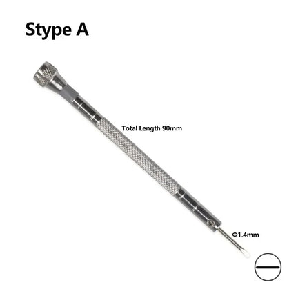 Small 0.8-1.6mm Steel Screwdriver For Watch Glasses Repairing Portable Hand Tools Band Removal With Mini Link Pins Watchmaker