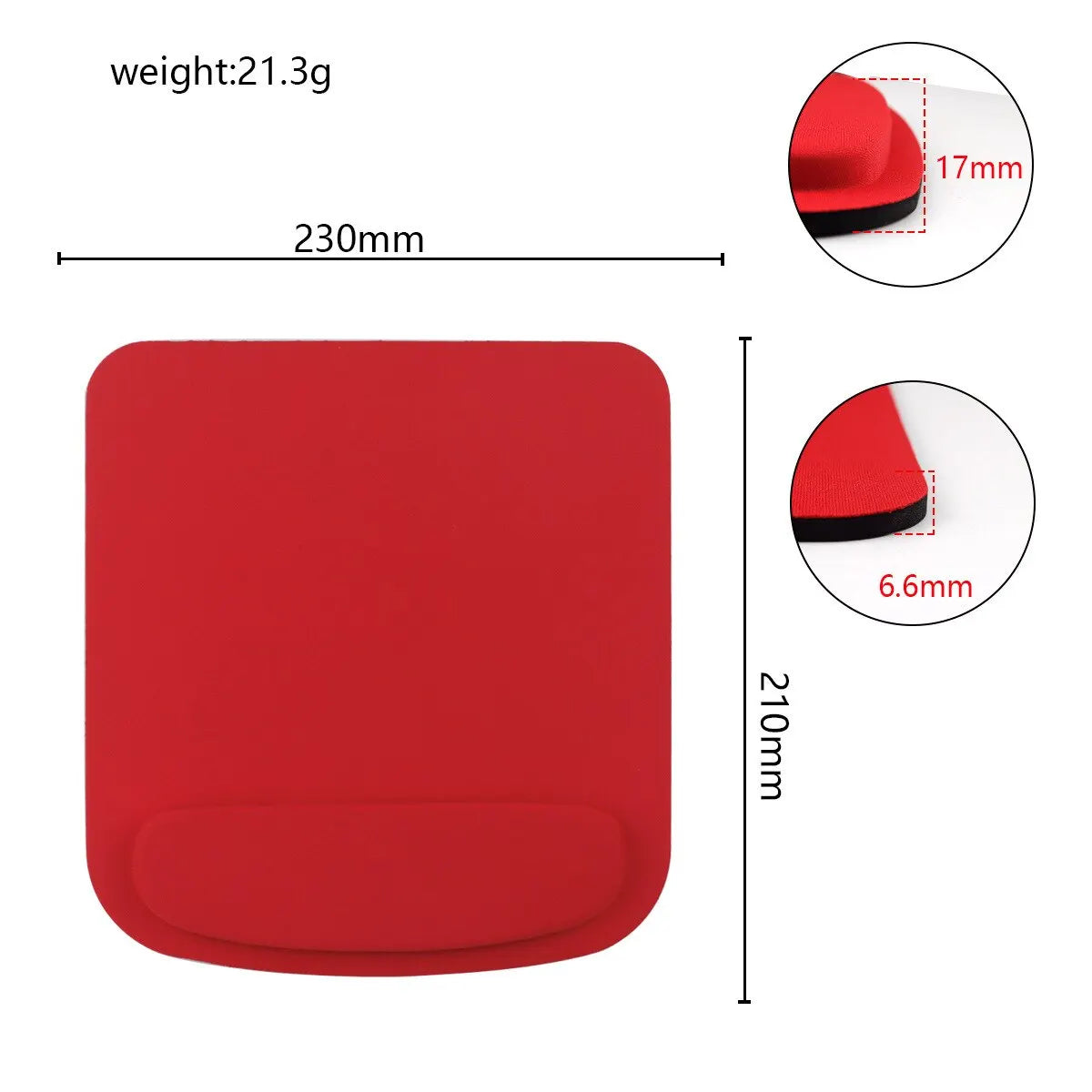 Ergonomic Wrist Rest Mouse Pad Comfortable Wrist Support Non Slip Mice Mat Soft Mousepad For PC Laptop Computer Office Mouse Pad