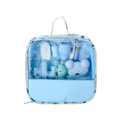 13Pcs/Set Multi-functional Baby Care Kit Hair Wash Brush Nail Clipper Newborn Care Essentials Comb Nasal Aspirator