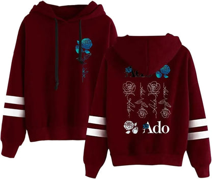 Ado Hibana World Tour  merch hoodies Printed cosplay game hoodies sweatshirts unisex sweatshirt long Sleeve pullovers