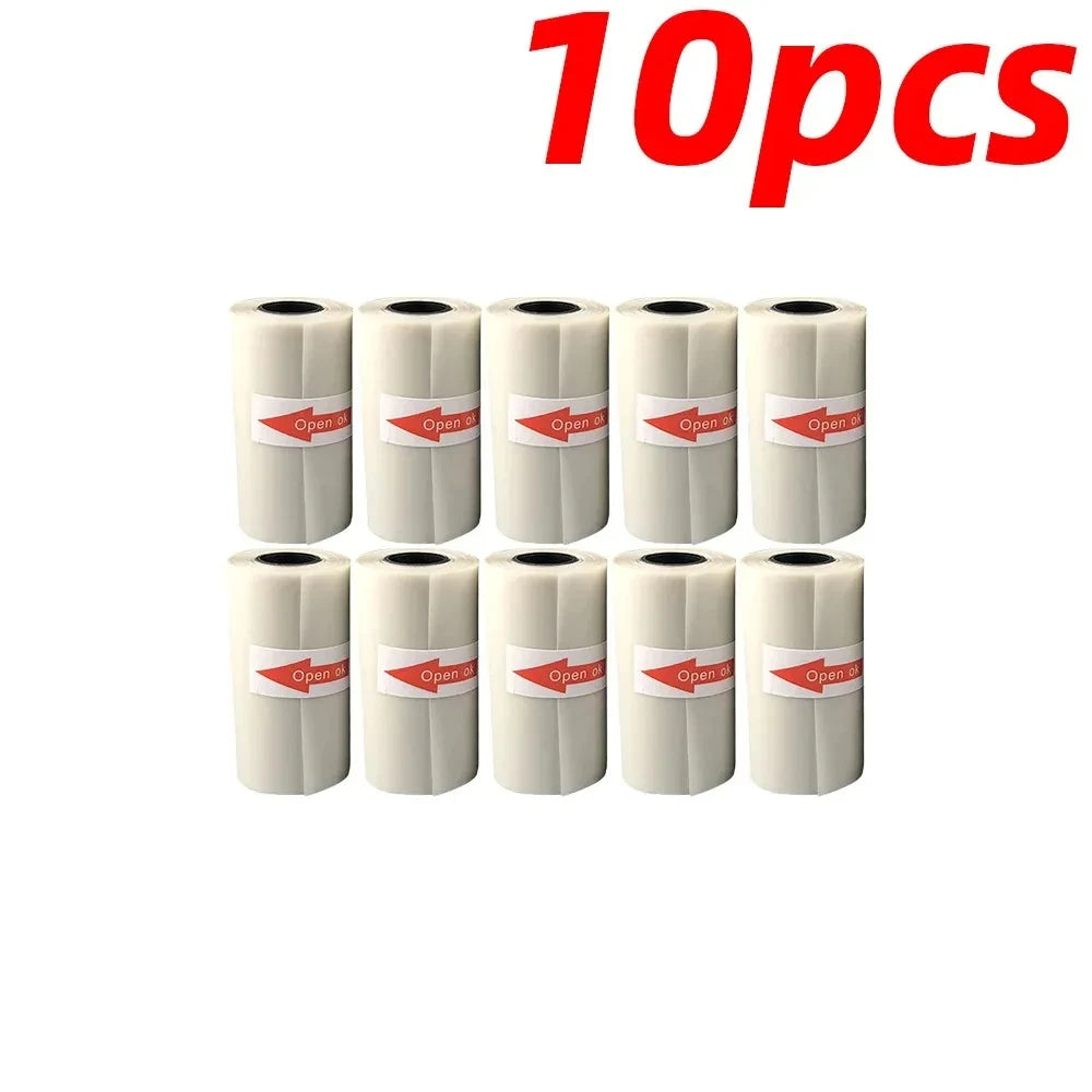 57MM X 30MM Adhesive Transparent Thermal Paper Clear Thermal Sticker Paper For Mini Thermal Printer Photo Printing Paper