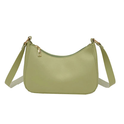 WOMEN'S Bag Underarm Bag  Handbags Retro Solid Color PU Leather Shoulder Underarm Bags Casual Women Hobos Handbags