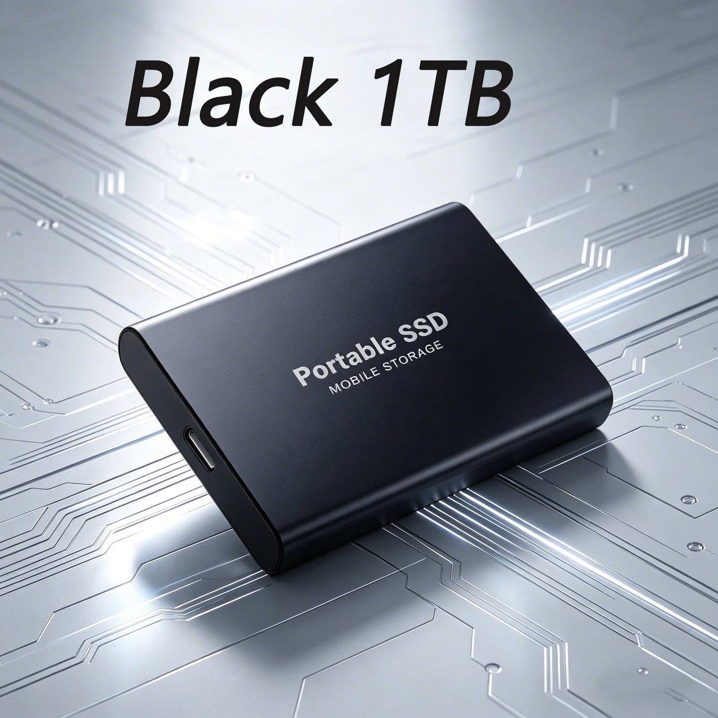 4TB Portable SSD Waterproof Shockproof for Desktop Computer Plug&Play High Speed External Solid State Drive Pro