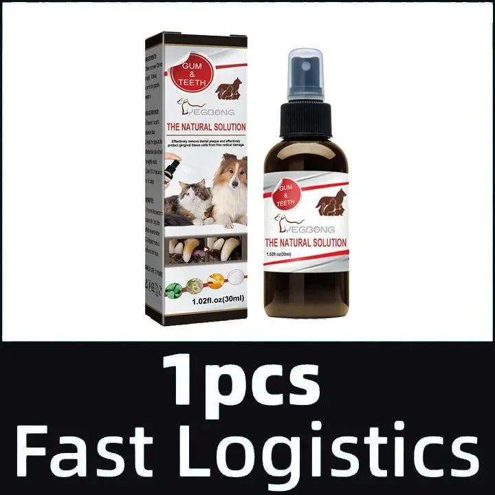 30ml Pet Tooth Cleaning Spray Dogs Remove Bad Breath Freshener Cats Oral Cleaning Dental Care Deodorization Spray Pet Supplies