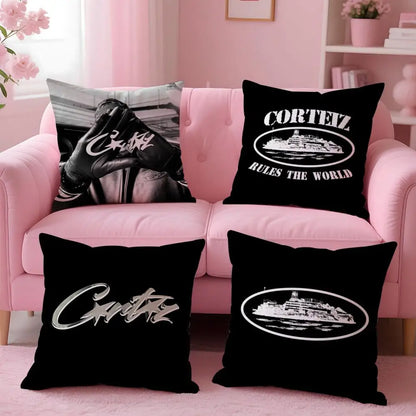 Fashion Brand C-CorteizS Cushion Cover Comfortable Reversible Pillow Cover Ideal for Car Sofa Bedroom & Beyond