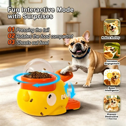Little Yellow Duck Pet Leaking Device, Interactive Educational Training Toy, Puppy Leaking Feeder & Pet Supplies