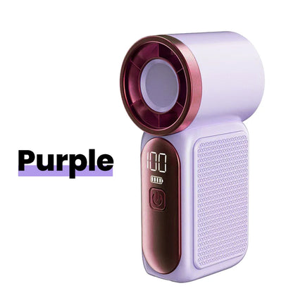 Mini Fan Handheld Portable Outdoor Small Fan 5-speed Adjust Ultra Mini Fan Type-C Rechargeable Home Office Summer Cooling Fans