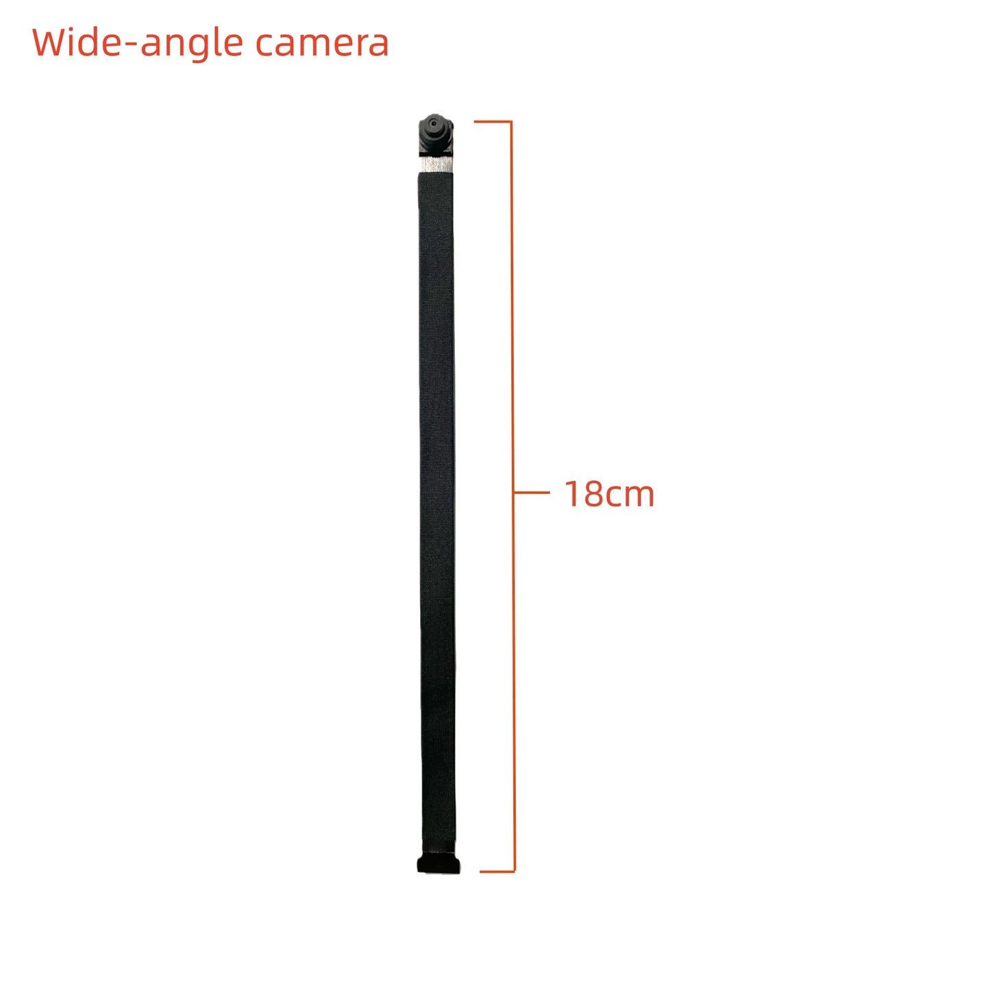 Miniature camera accessories, including standard camera, night vision camera, and wide-angle lenses camera.