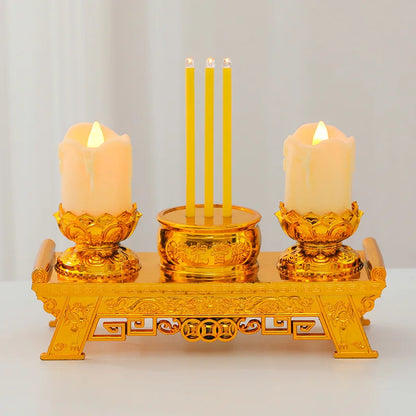LED Candle Lights, Prayer Candles For Temples And Buddhist Halls, Smokeless Swinging Wick Simulation Candles