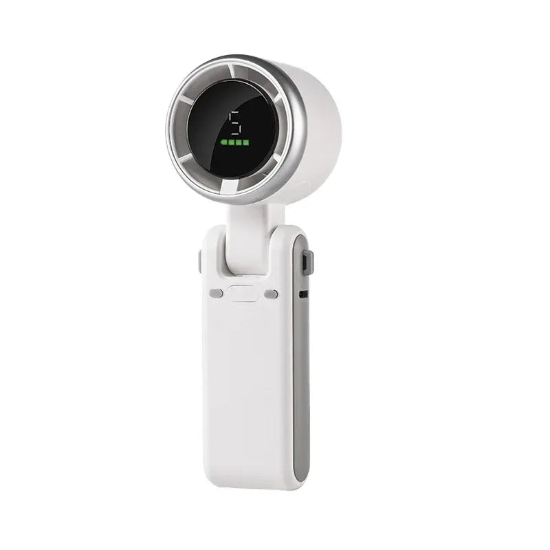 Portable Mini Handheld Fan Multi-functional Foldable Fan USB Rechargeable Mini Turbine Fan Mini Table Fan