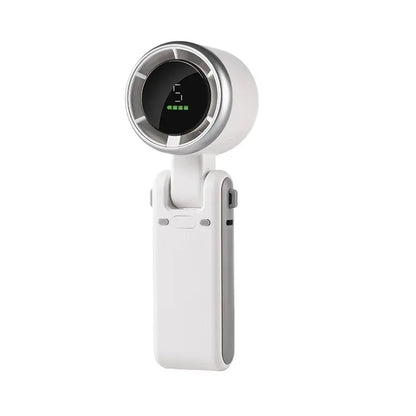 Portable Mini Handheld Fan Multi-functional Foldable Fan USB Rechargeable Mini Turbine Fan Mini Table Fan