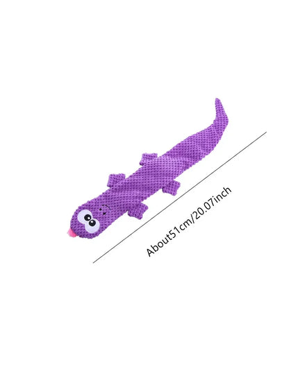 New Plush Lizard Dog Toy Cornvelvet Cartoon Doll Grinding Teeth Cleaning Pet Products