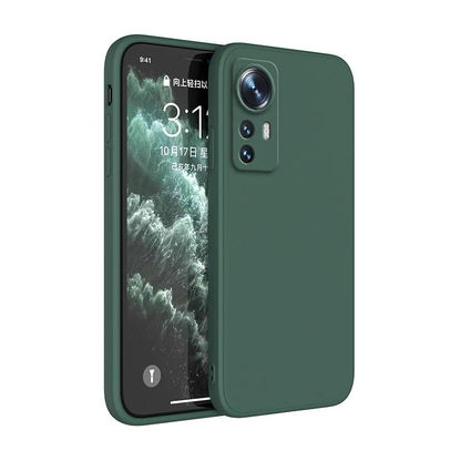 Luxury Cases for Xiaomi Mi 12 12S 12T Pro 12X Ultra Soft Square Matte Silicone Mi 12 lite 5G Thin Lens Protection Original Case