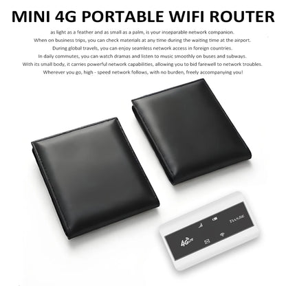 TIANJIE MF904 4G Mobile WiFi Router Mifi With Wifi Hotspot,2100mAh Battery Portable Router,150Mbps Support Global Band Business