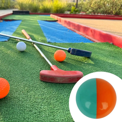 Outdoor Park Golf Ball Professional Outdoor Competition Golfer Backyard Fun Play Golfing Supplies 2 Color Practice Ball 6 cm