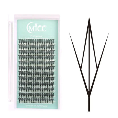 Comic Spire Eyelash Extension Lightweight Feather Premade Fans Eyelashes Extension Tower Top Soft Natural Makeup Lashes
