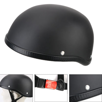 Motorcycle Helmet Unisex MTB Bike Helmet Retro Vintage Half Face Helmet Ultralight Cycling Safety Helmet