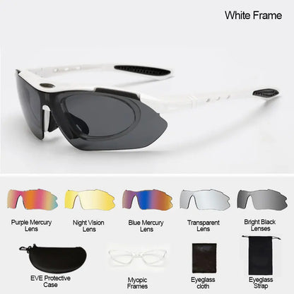 Cycling Sunglasses Sports Men Glasses Road Bicycle Glasses Mountain Bike Riding Protection Goggles Eyewear Women Sun Glasses