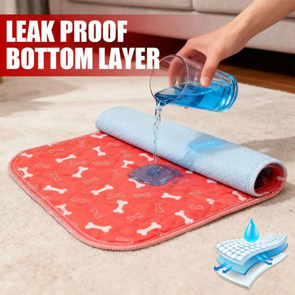 Pet Bed Mat Reusable Dog Urine Pad Puppy Pee Fast Absorbing Pad Rug Pet Dog Diaper Urine Pads For Small/Medium/Large Dogs