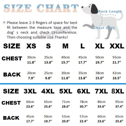 New XS-9XL Winter Puppy Clothes Cute Bear Pattern Warm Fleece Dog Vest Pet Supplies Dog Sweater Vest Pitbull New Year's Gift