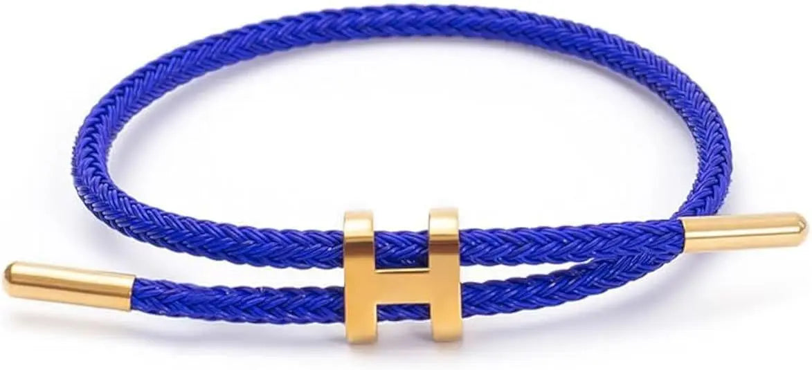 Bracelets for Women Adjustable Charm Bracelet, 14K Gold-plated Buckle Stainless Steel Wire Rope Women's Gift Jewelry