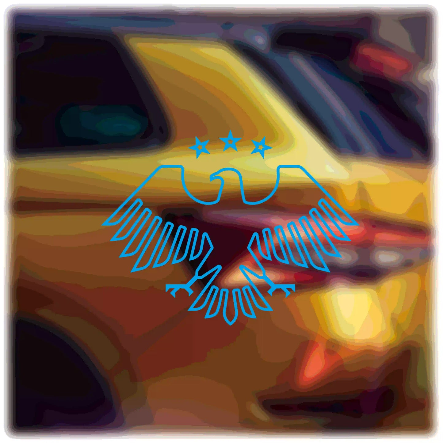 Syrian National Emblem Vinyl Decal – Waterproof Car Sticker for Truck Bumpers & Rear Windows