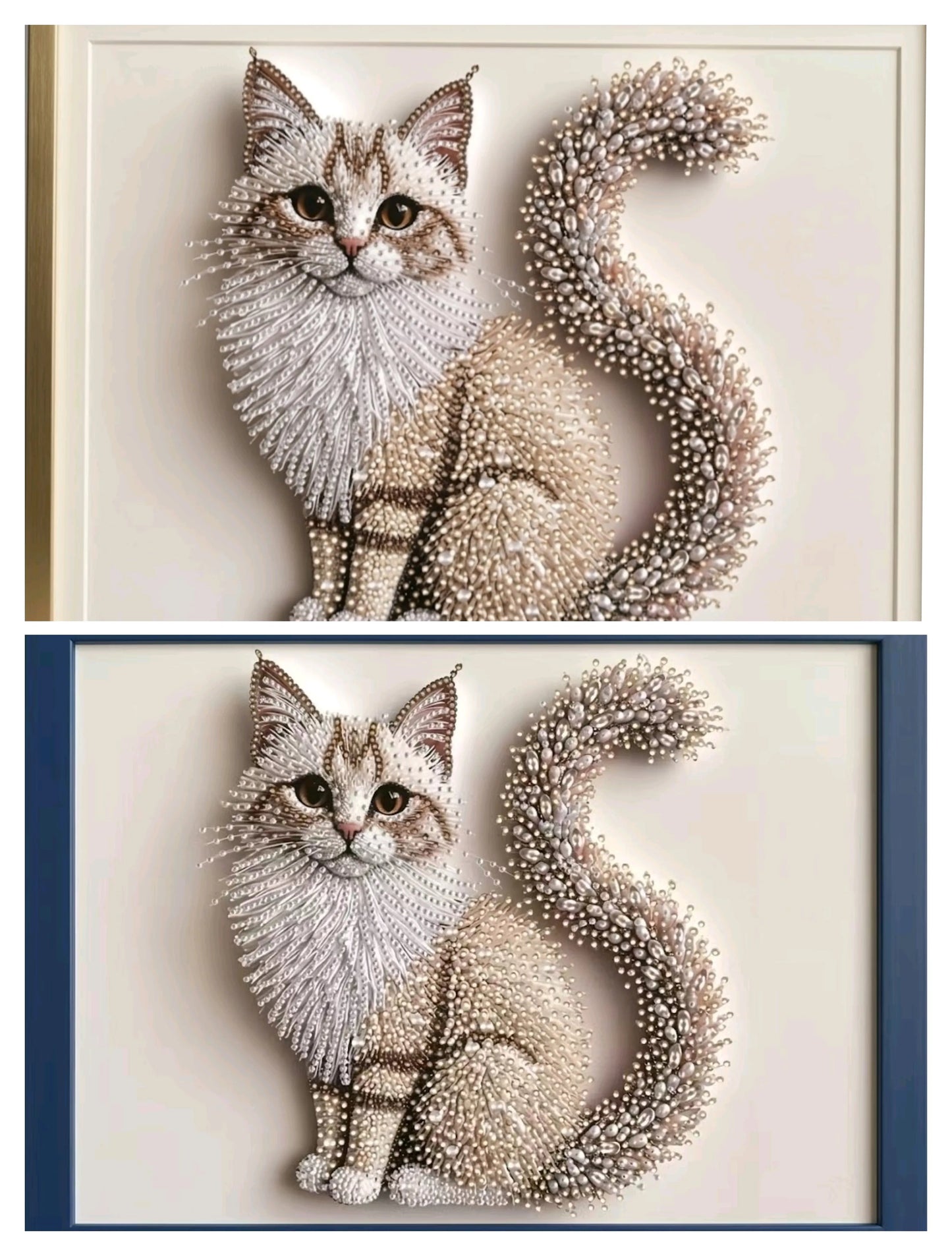 Cat three-dimensional decorative painting, suitable for wall decoration
