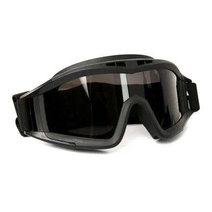 New Airsoft Tactical Goggles 3 Lens Windproof Dustproof Shooting Motocross Motorcycle Mountaineering Glasses CS Safe Protection