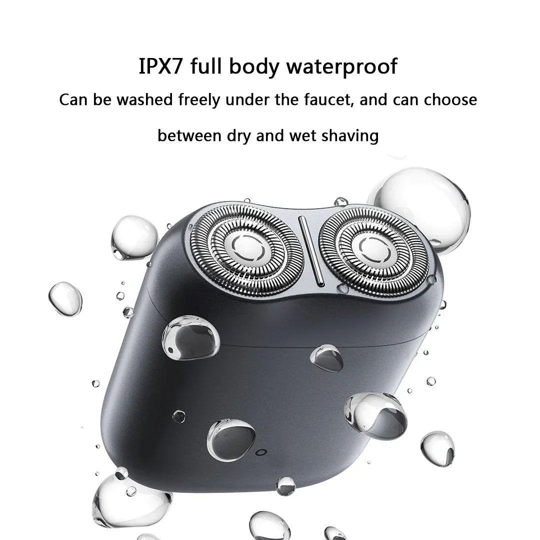 Xiaomi Mijia Electric Shaver S200 No Box Portable IPX7 Wet Dry Shaving Rechargeable Magnetic Suction Blade Head Razors